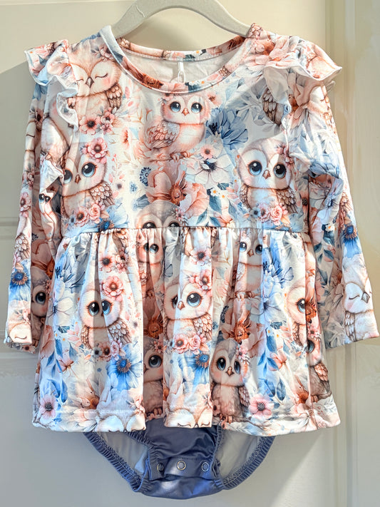 Lovely Owlets Romper