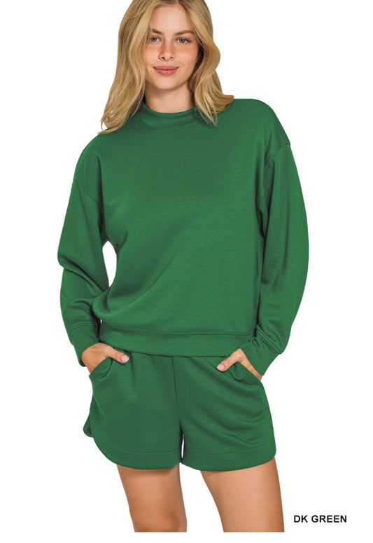 Scuba Dark Green Short Set