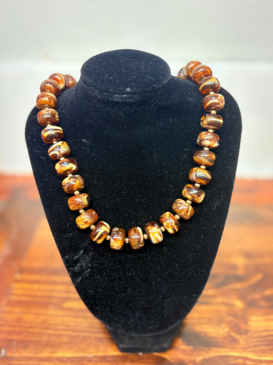 Caramel Swirl Necklace