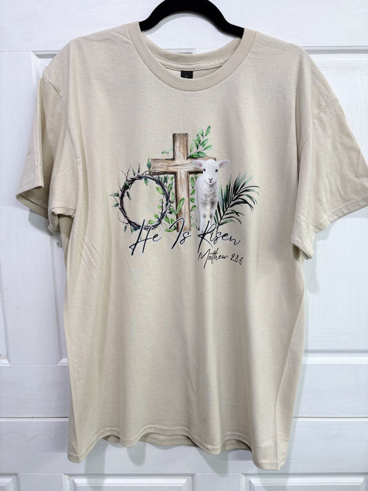 He Is Risen Tee