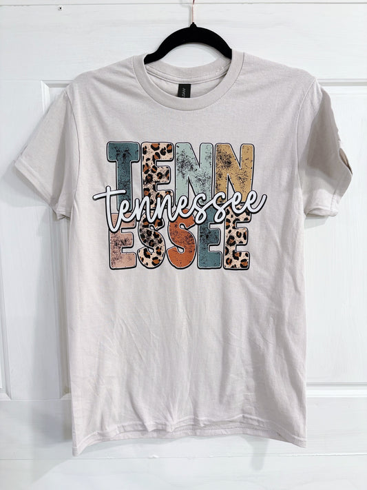 Tennessee Leopard Tee