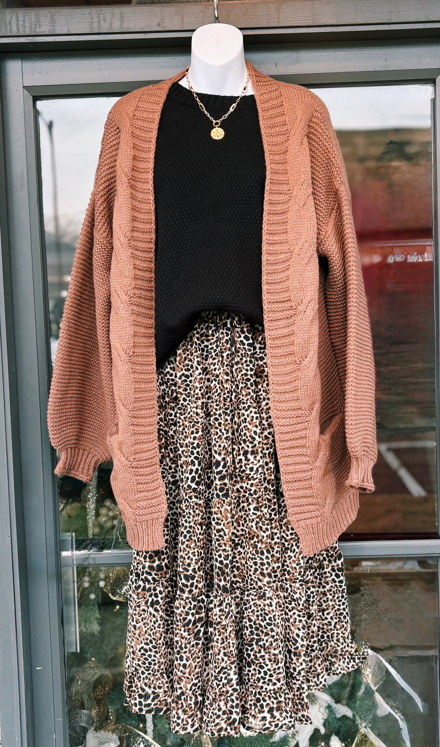 Animal Printed Maxi Skirt