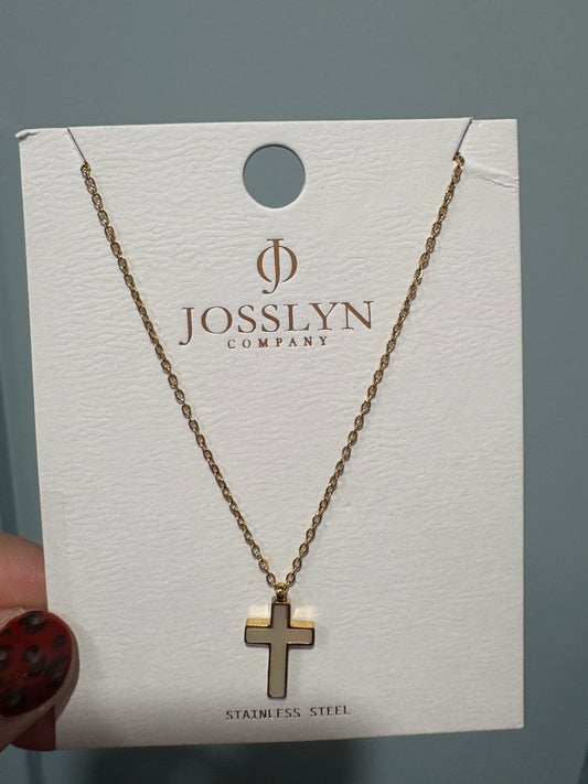 18K Stainless Steel Tarnish Free Cross
