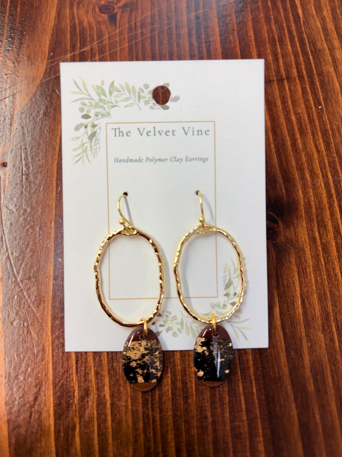 Golden Espresso Earrings