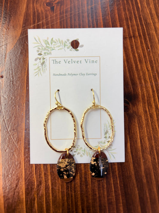 Golden Espresso Earrings