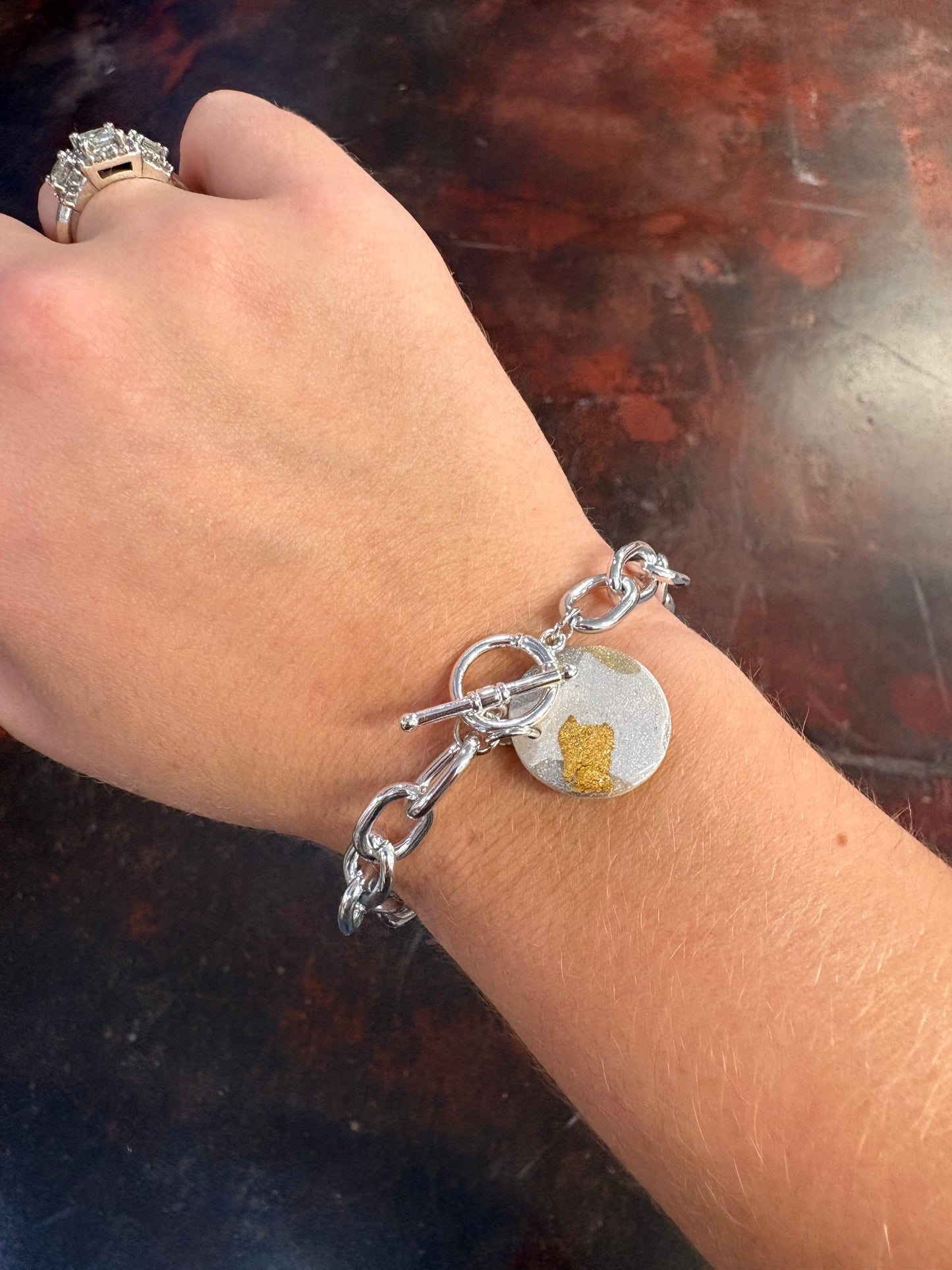Silver & Gold Charm Bracelet