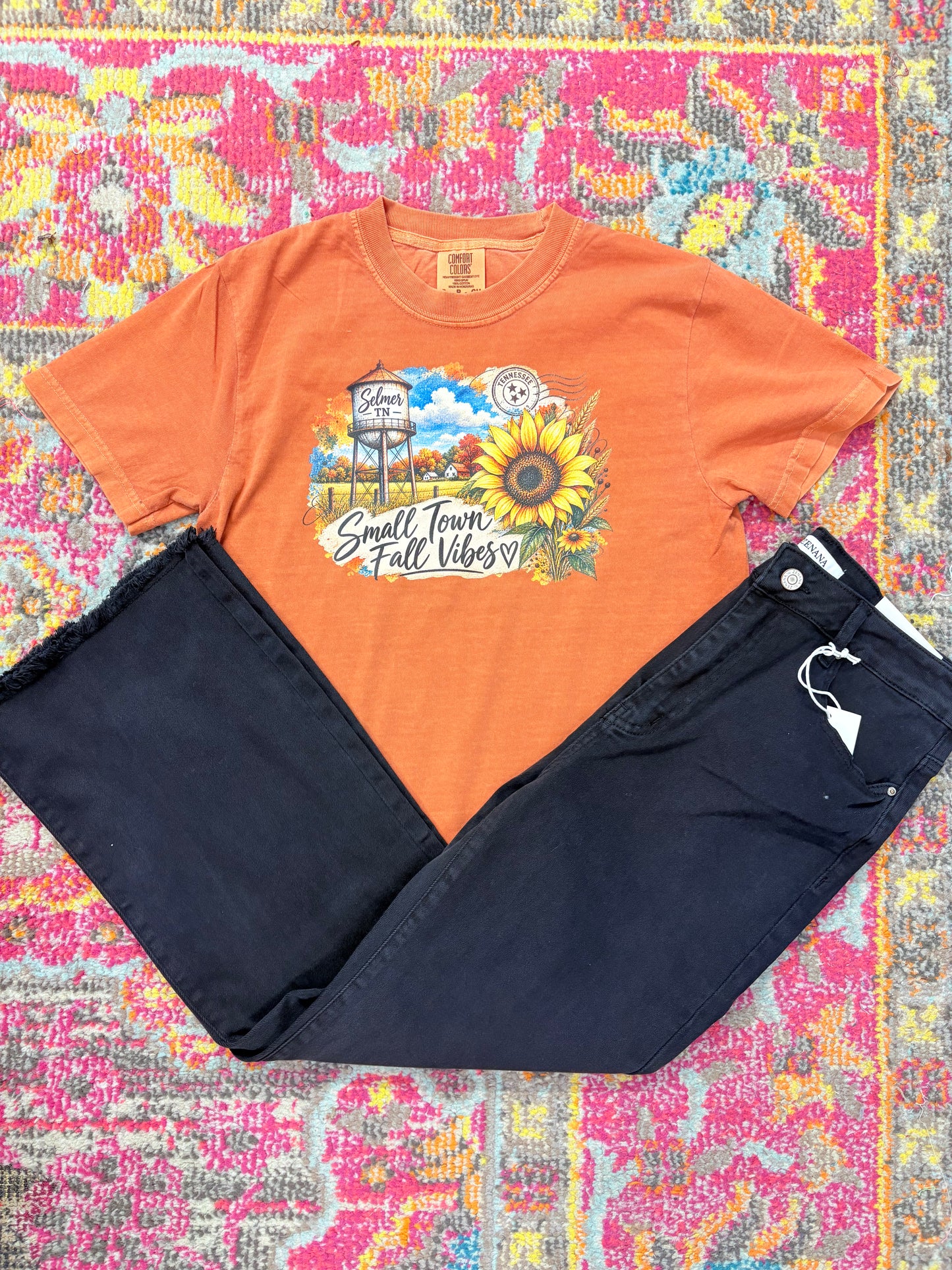 Small Town Fall Vibes Tee - Selmer, TN
