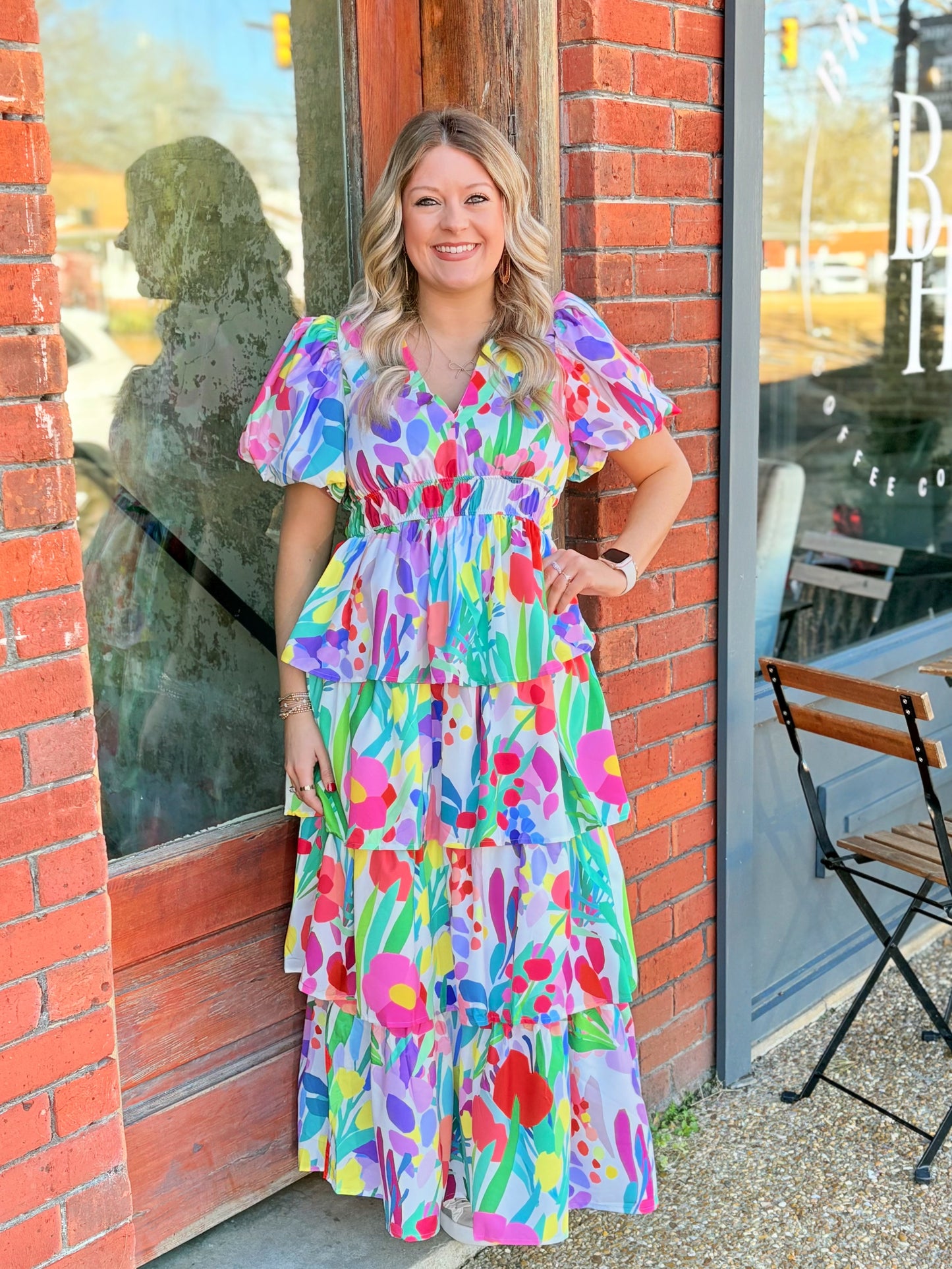 Floral Tiered Dress