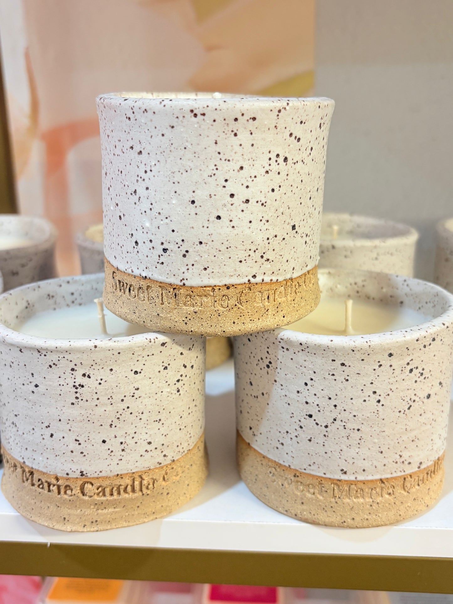 Pottery Candle