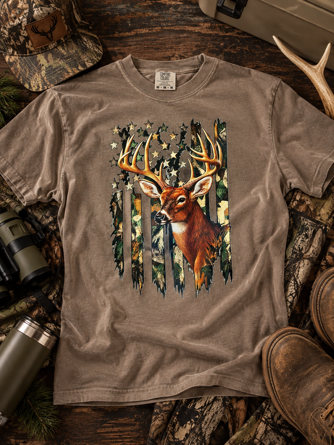 The All-American Buck Tee