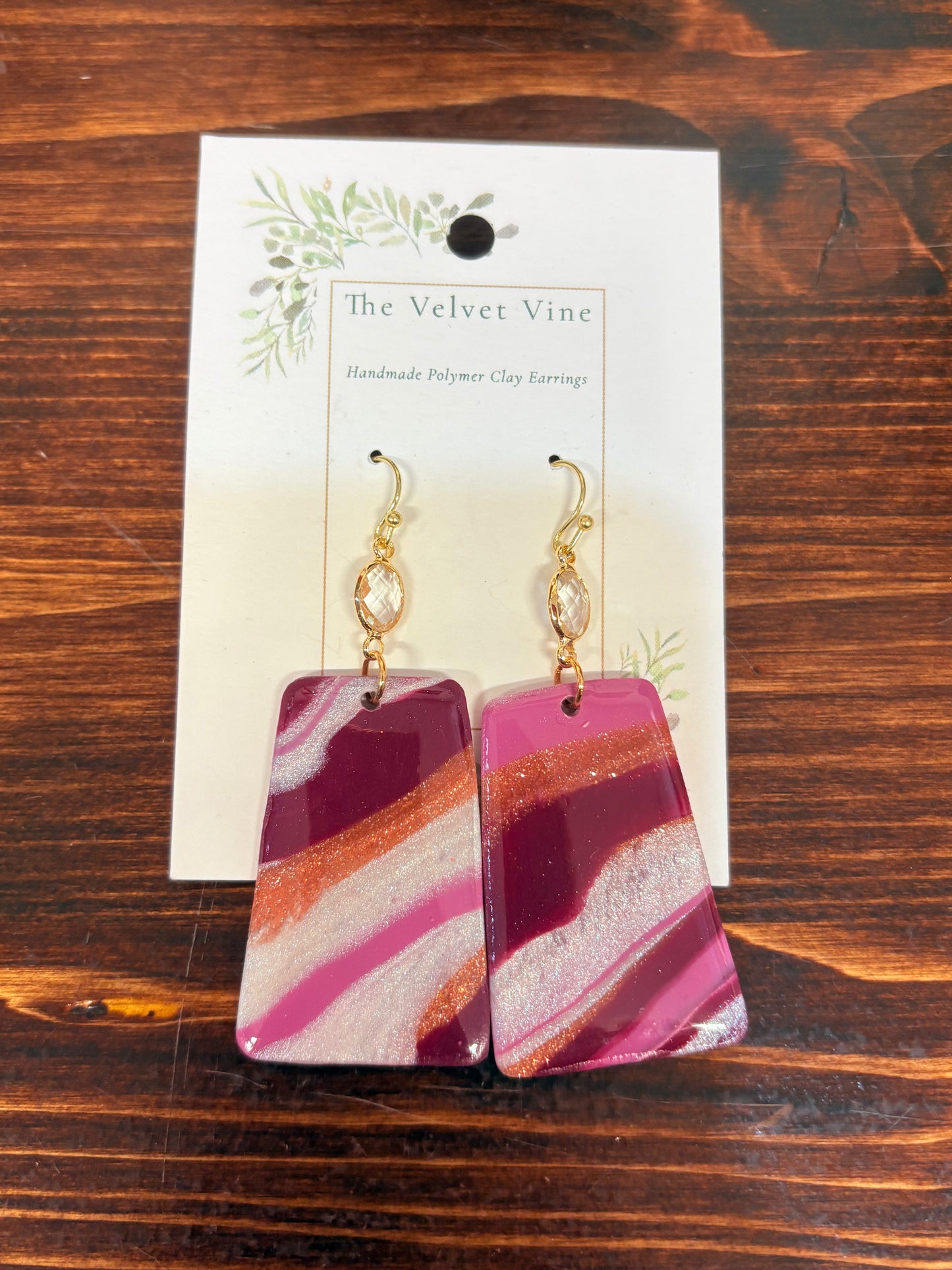 Berry Bliss Dangle Earrings