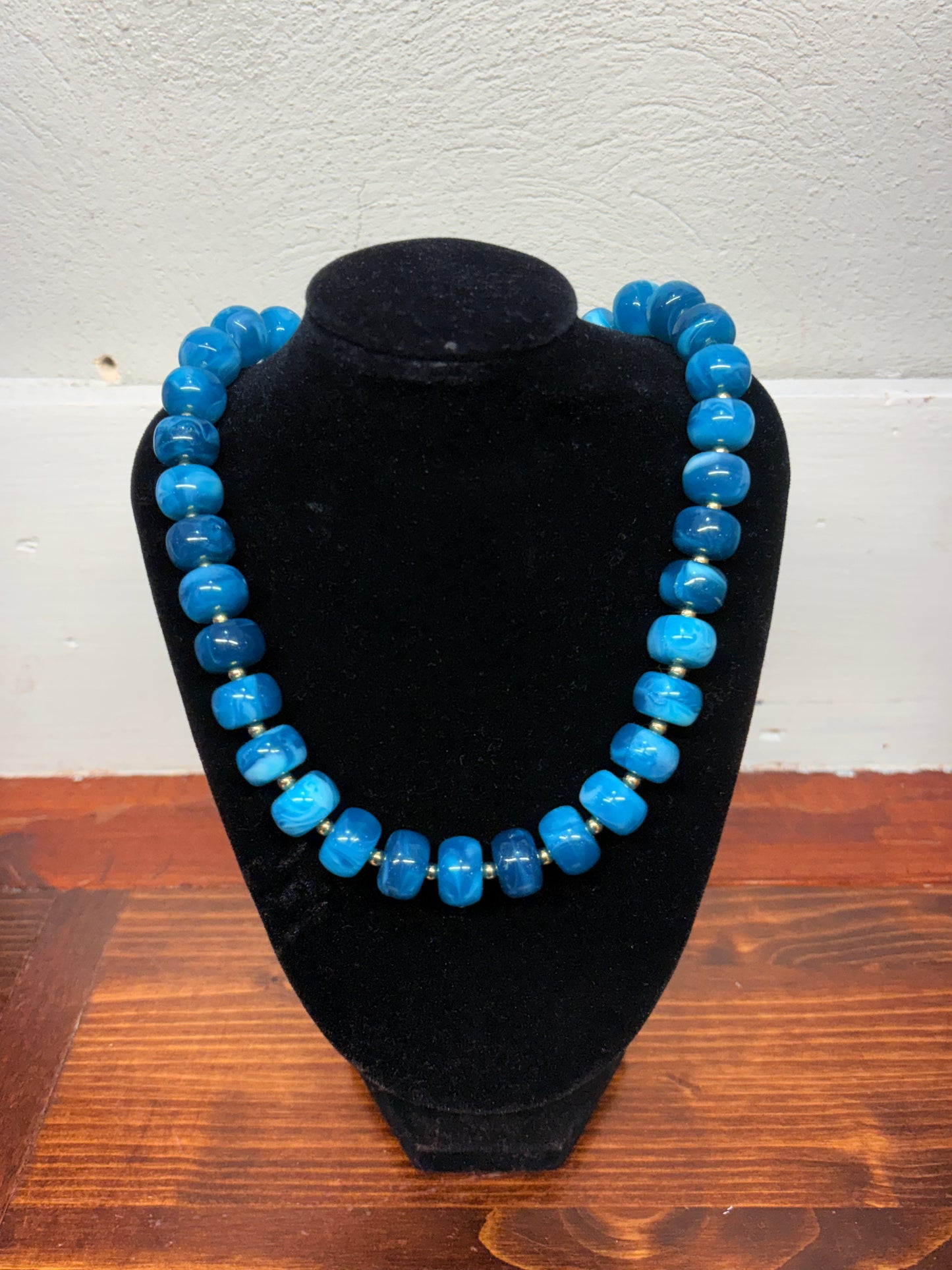 Turquoise Dreams Beaded Necklace