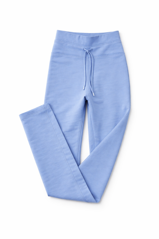 Cream Yoga Ocean Blue Leggings