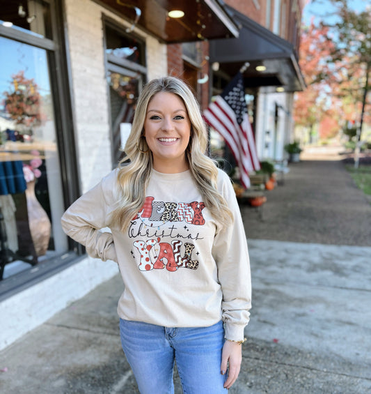 Merry Christmas Y'all Long Sleeve Tee