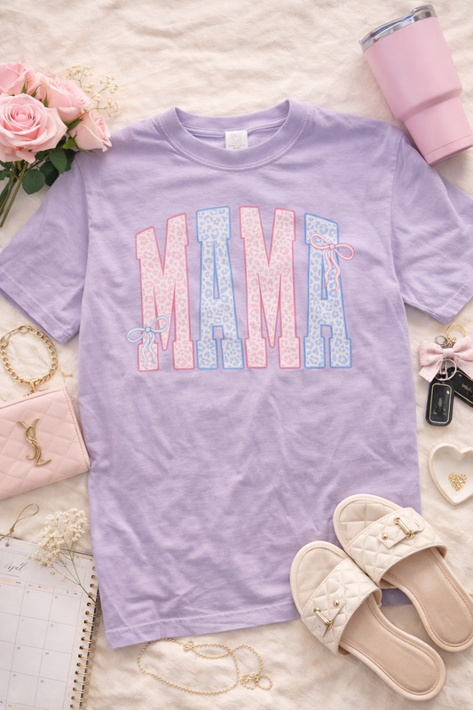 Light Purple Mama Tee