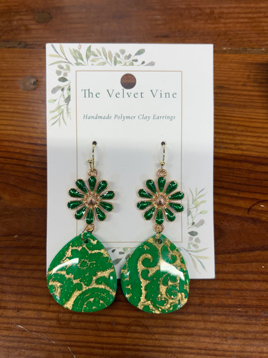 Emerald Garden Earrings
