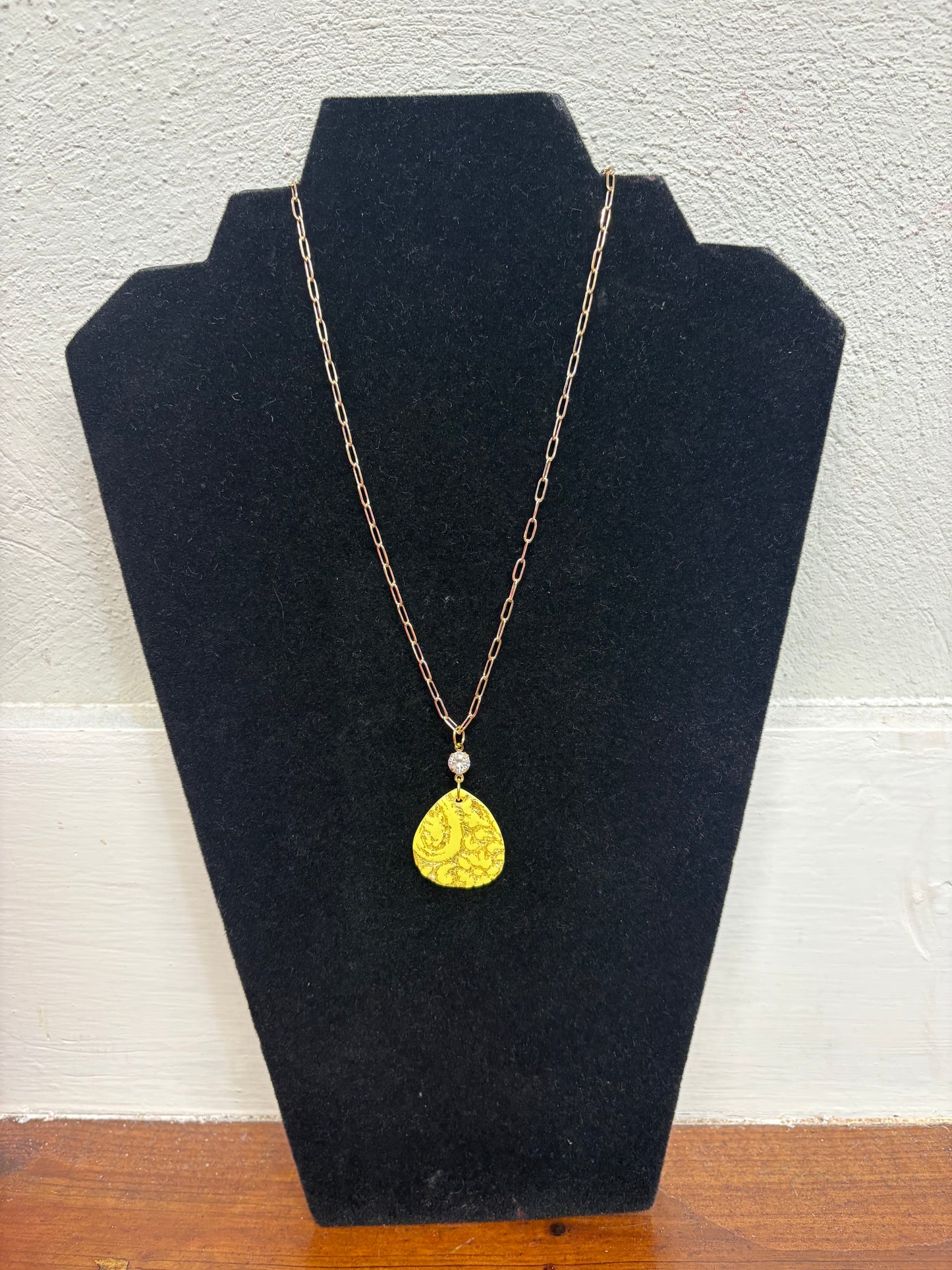 Golden Hour PAsiley Necklace