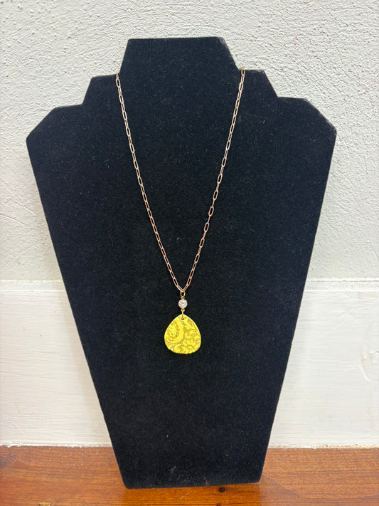 Golden Hour PAsiley Necklace