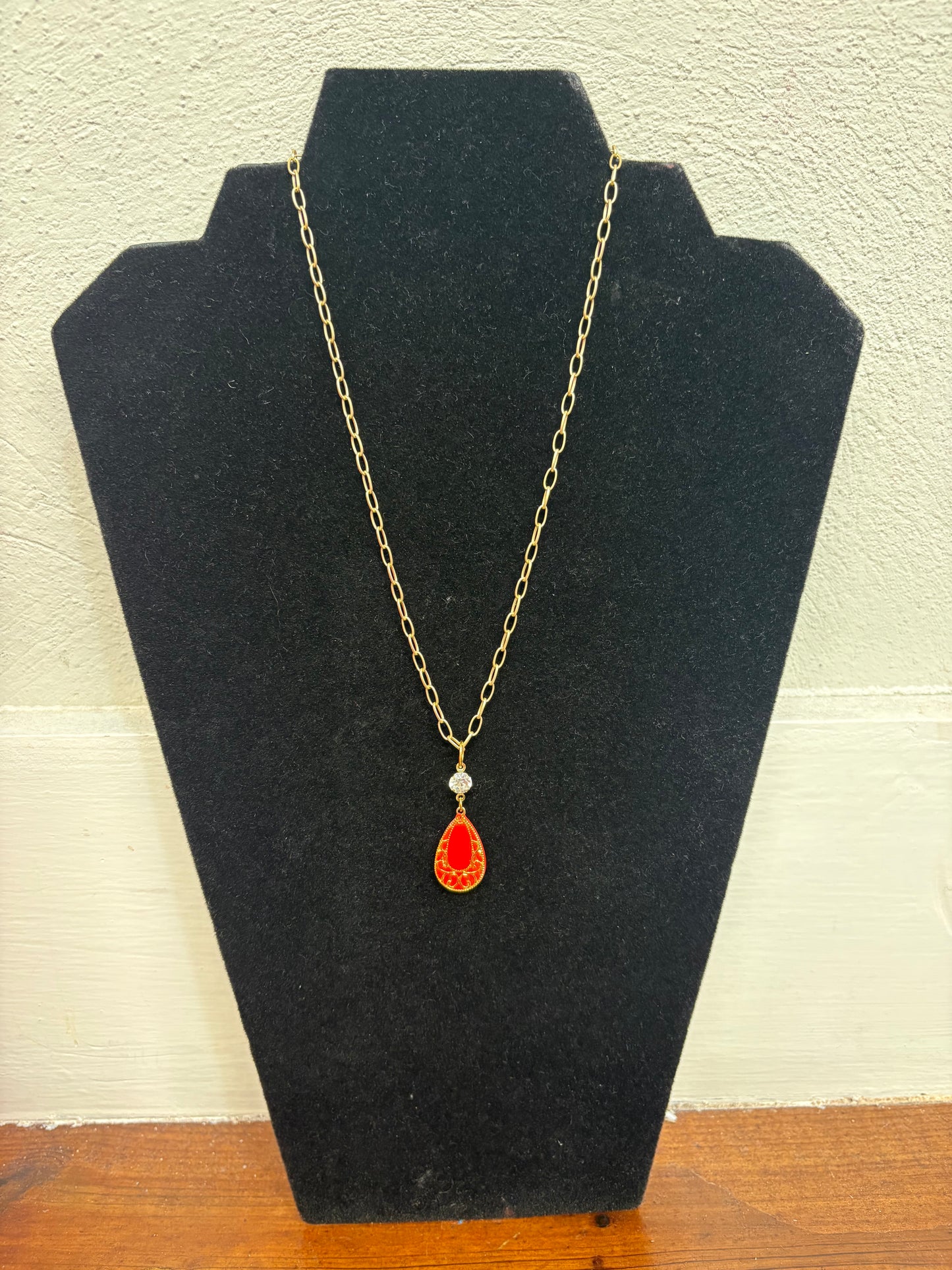 Scarlet Charm Necklace