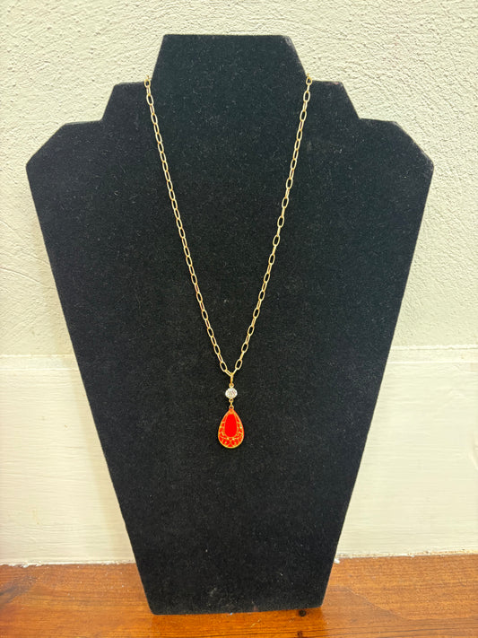Scarlet Charm Necklace