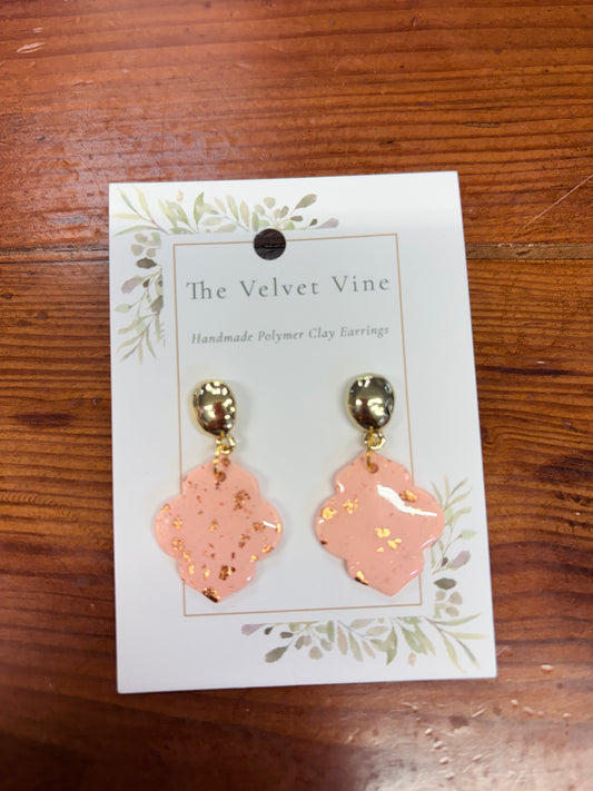 Peach Blossom Earrings