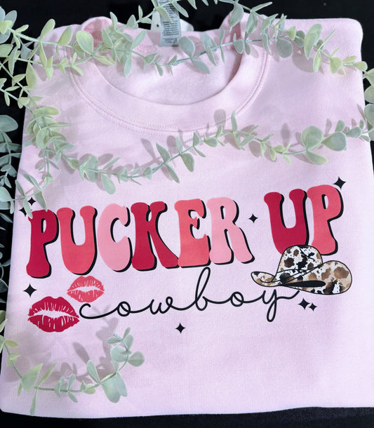 Pucker Up Cowboy Sweatshirt