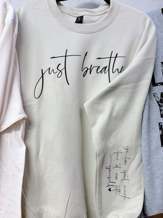 Just Breathe Sweatshirt