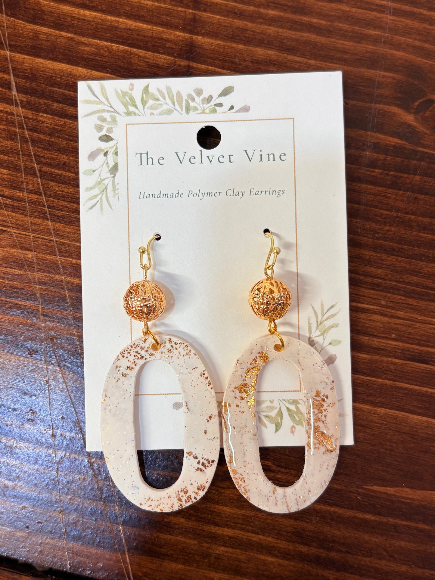 Golden Shimmer Earring