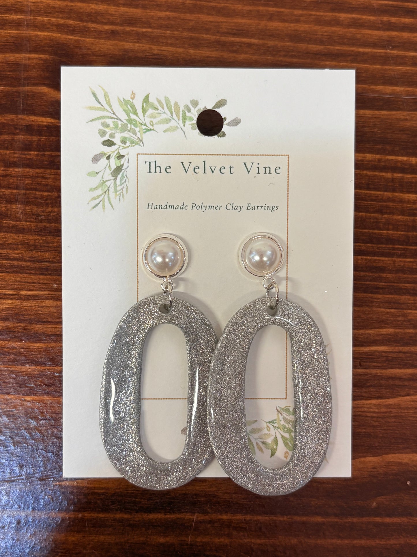 Pearl Grey Earrings
