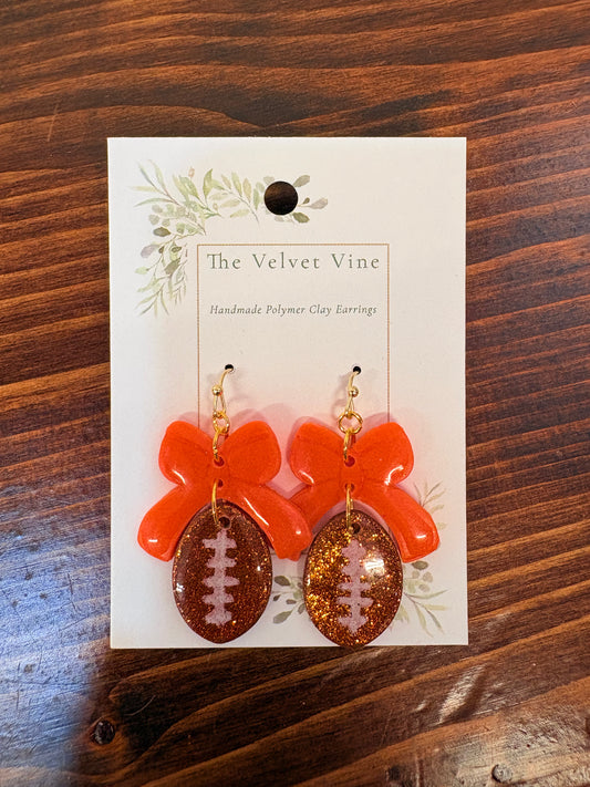 Game Day Bow Earrings