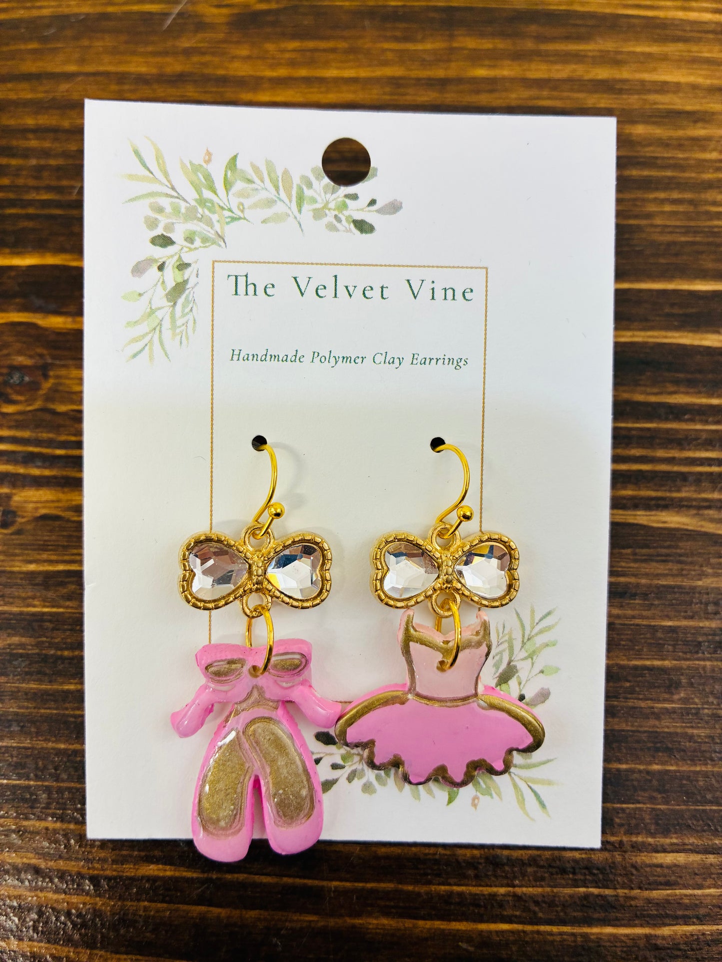 Pink Ballerina Earrings