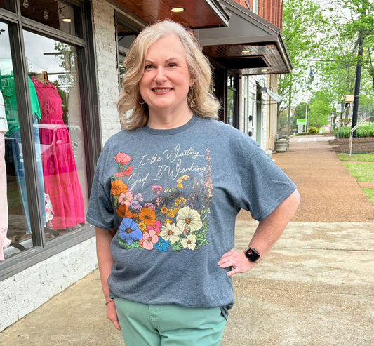 In The Waiting God Is Working Tee