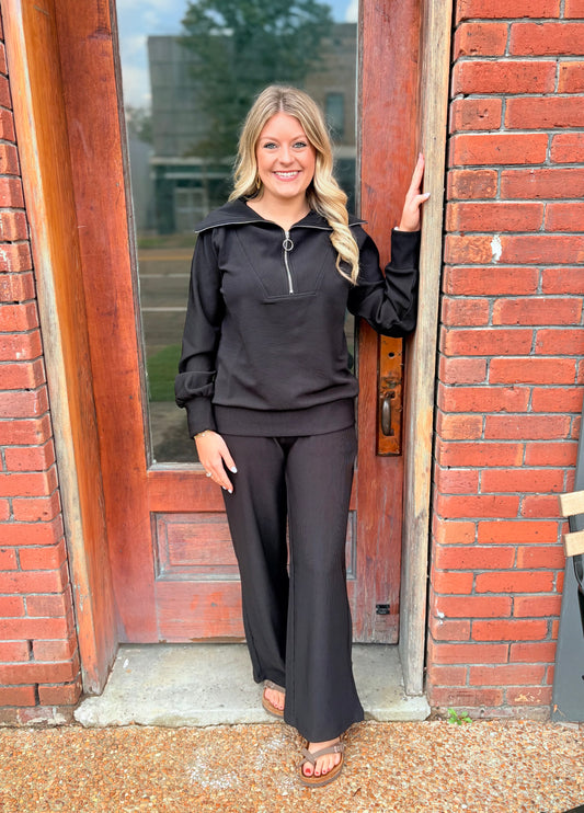 Black Two-Piece Scuba Set