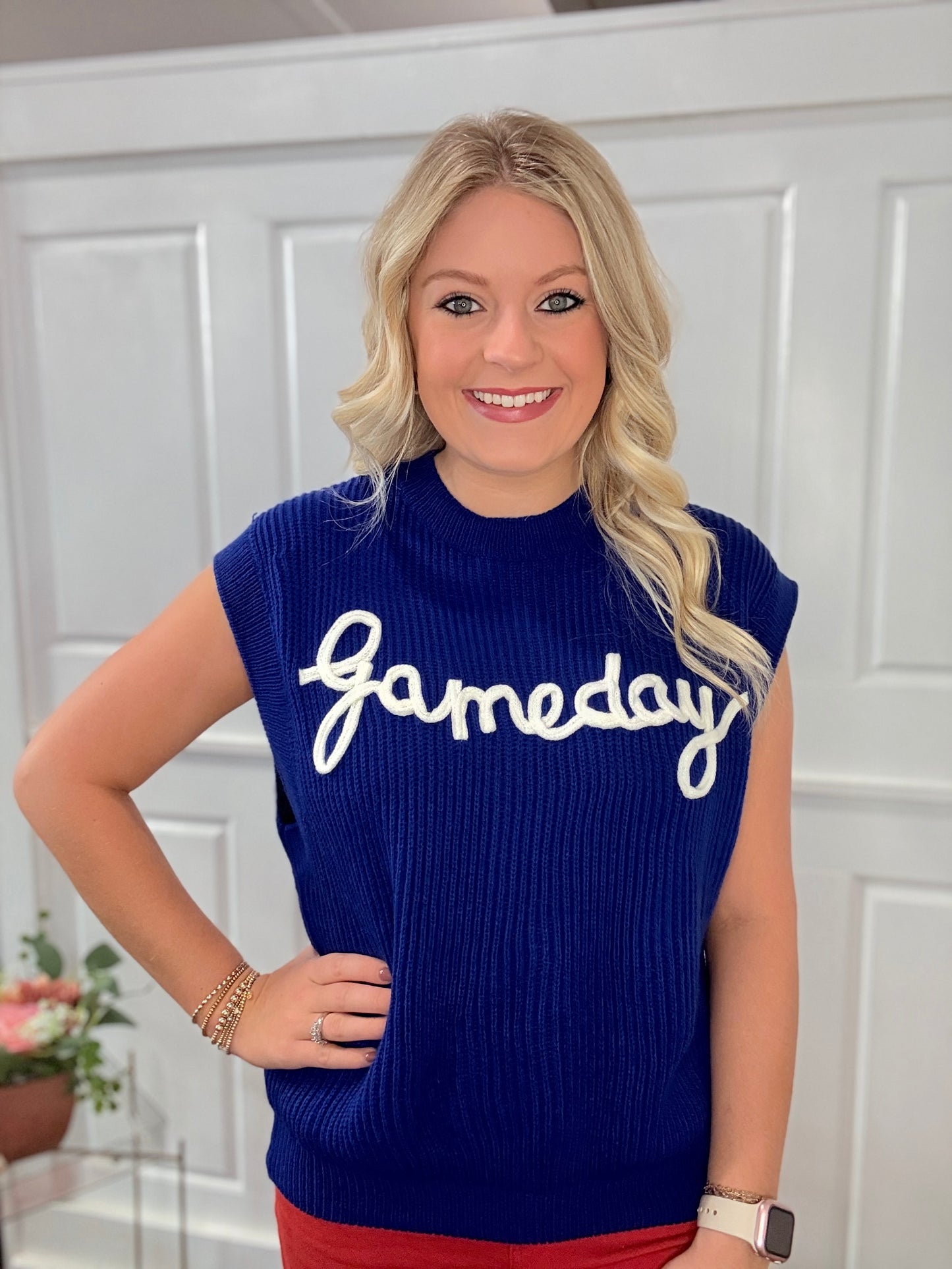 Royal Blue Gameday Sweater