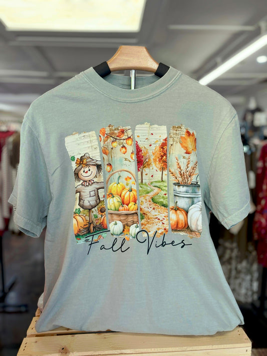 Teal Fall Vibes Tee