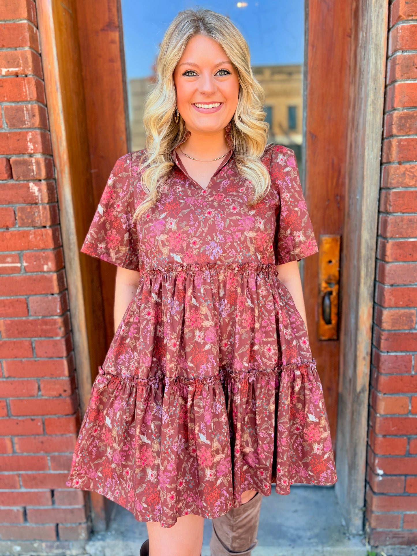 Fall Florals Dress