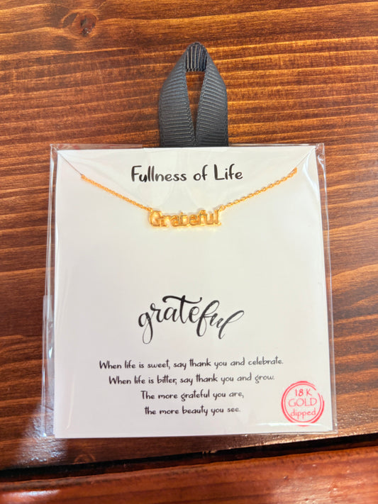 Grateful Necklace