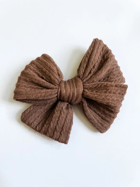 Willow Baby Headband Chocolate