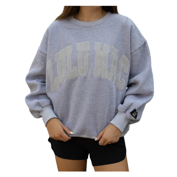 Gray Lulu Mac Sweatshirt