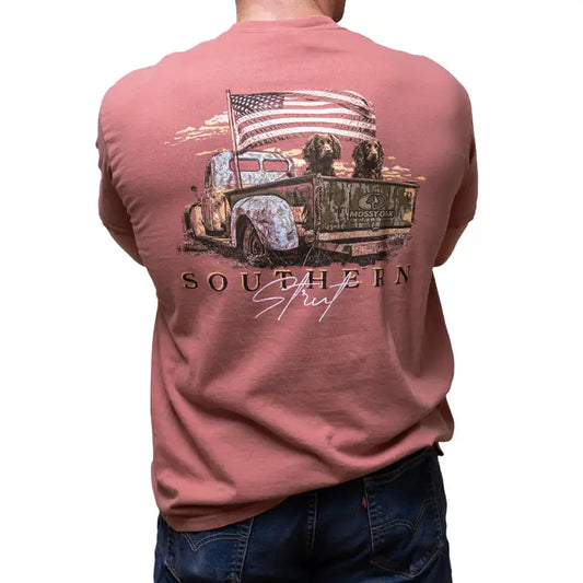 Mossy Oak Boykin Truck Red Tee