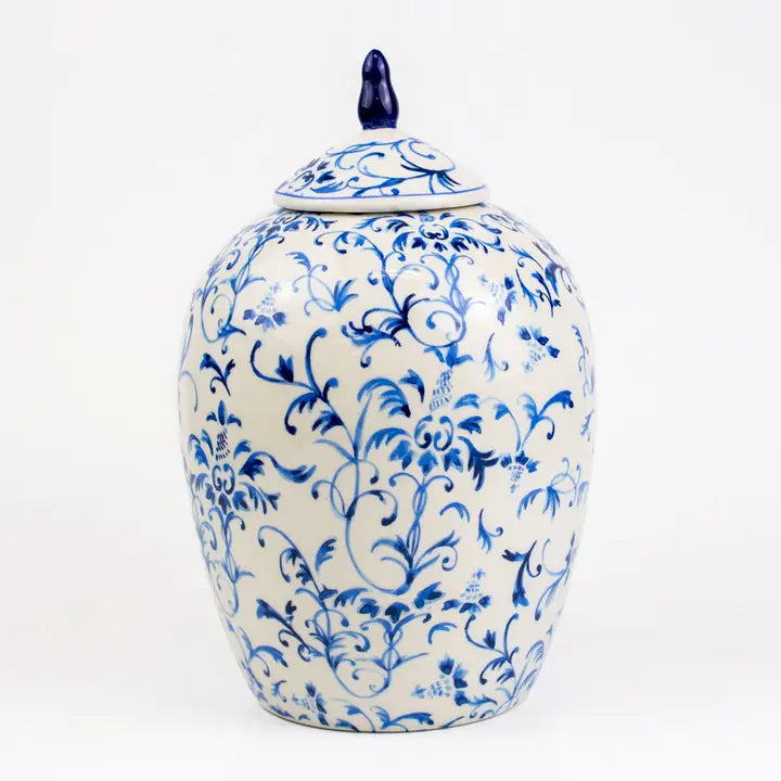 Imperial Palace Ginger Jar Blue/White