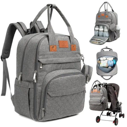 Gray Baby Diaper Bag