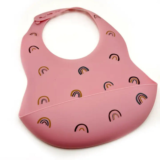 Pink Silicone Bib Bucket