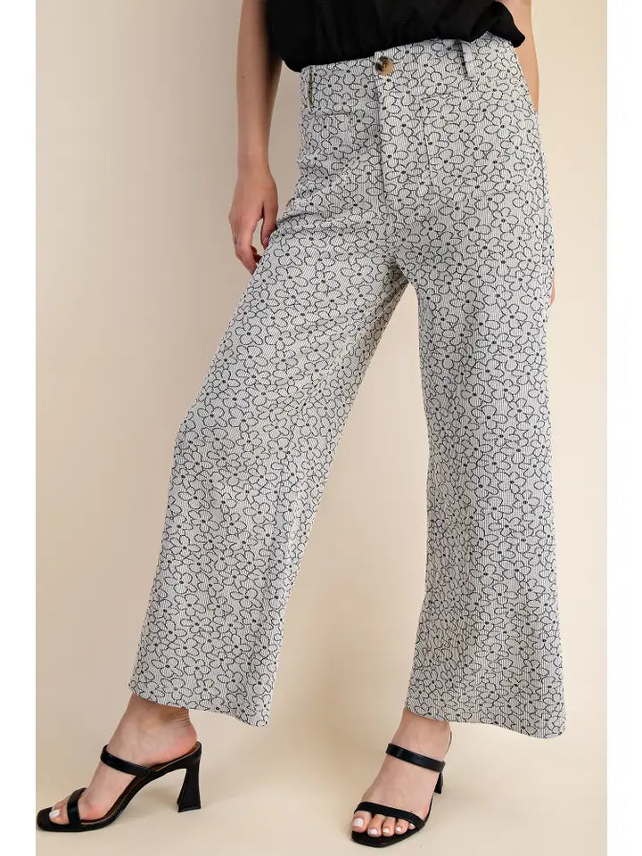 Colette Cropped Wide-Leg Pants