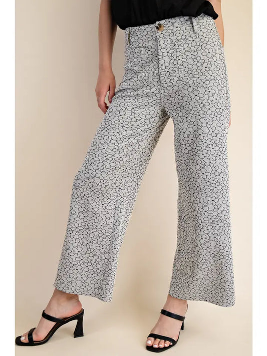 Colette Cropped Wide-Leg Pants