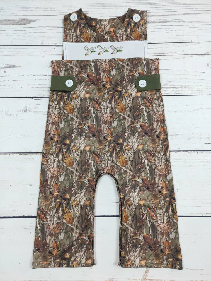 Duck Applique Baby Boys Romper