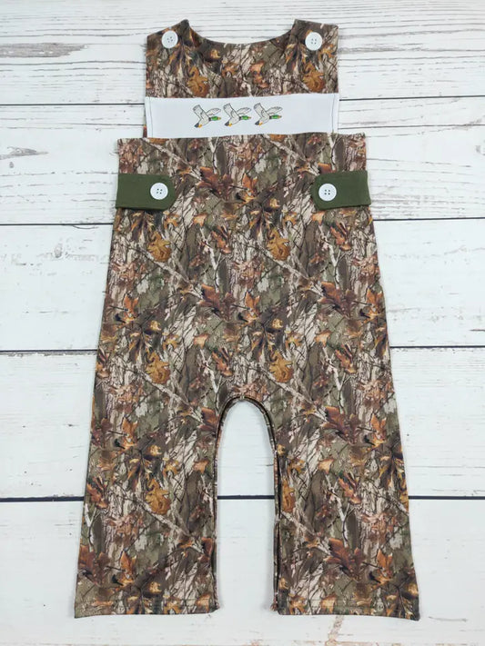Duck Applique Baby Boys Romper