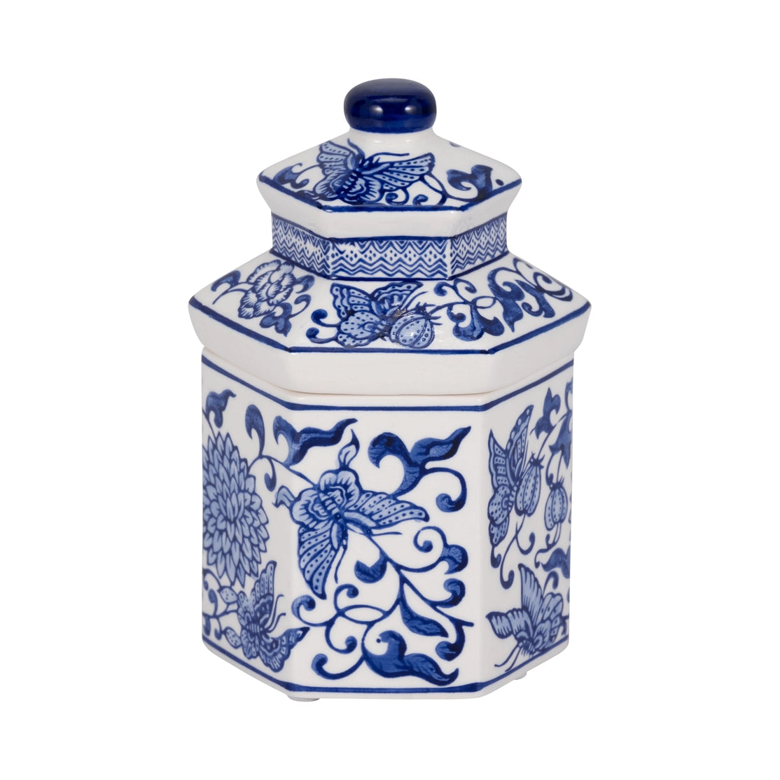 Candle Ceramic Sandalwood Myrrh Chinoiserie