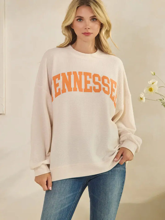 Tennessee Cloudy Knit Long Sleeve Top
