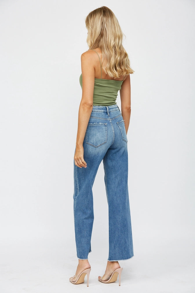 Stretch Super High Rise Wide Leg